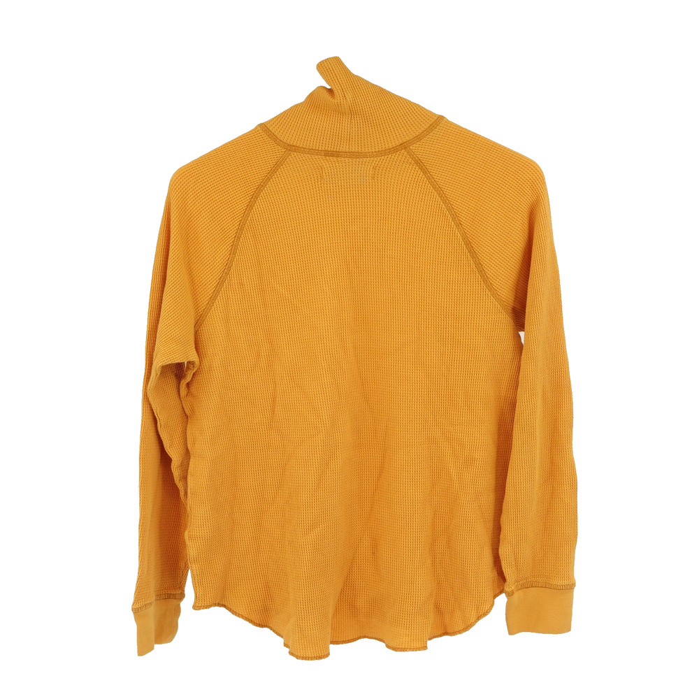 Everlane Turtleneck Shirt SZ M Waffle Knit Thermal Organic Cotton Sustainable - Picture 4 of 7